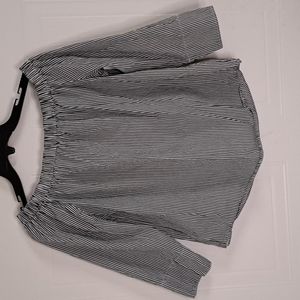 Forever 21 Off Shoulder Striped Top Size S